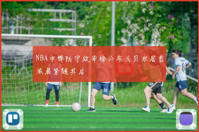 NBA中锋防守效率榜公布戈贝尔居首浓眉紧随其后